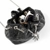 Women Rhinestone Tassel Bucket Bag Sparkling Evening Clutch Diamond Purse