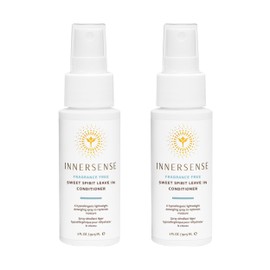 INNERSENSE Organic Beauty - Fragrance-Free Sweet Spirit Leave-In Conditioner | Detangling, Hydrating, Smoothing | Non-Toxic, Cruelty-Free, Clean Haircare (2 pack - 2 fl oz | 59.1 mL each)