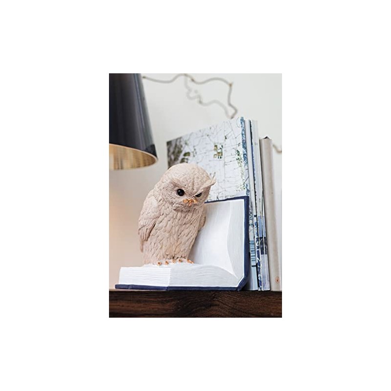 moses. B-Uhu-ch Bookend Decorative Object for Bookcase, 3D Owl as