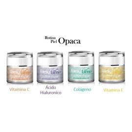 Facial Time Kit 4 Cápsulas Vitamina C + Colágeno + Vitamina E Piel Normal