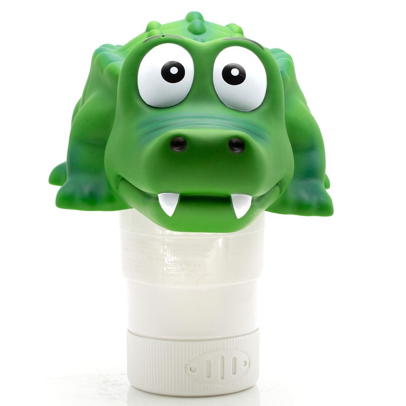 WWD POOL Pool Chlorine Floater, Floating Pool Chlorine Dispenser (Alligator),