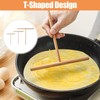 IETWATE 5PCS Pancake Maker Tool, 9cm/12cm/18cm T- Shaped Wooden Batter