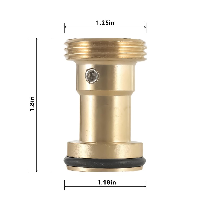 RP33794 Bath tub Spout Adapter for Slip-On Diverter, Universal Bath