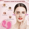 Pink Undereye Mask (60 Pcs), Collagen Hydrating Gel Pads, Reduce
