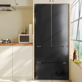 LXCREAT Refrigerator Appliance Wraps Peel and Stick Wallpaper Black Metallic Brushed Stainless Steel Contact Paper Heat Resistant Self-Adhesive Wallpaper for Dishwasher Oven 15.7" X 78.7"