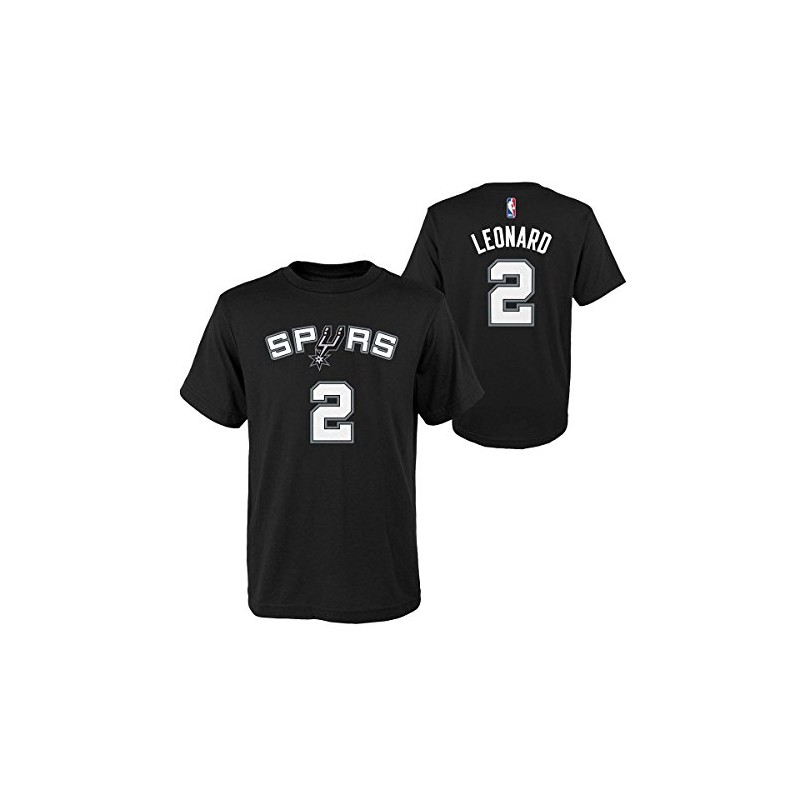 Outerstuff Kawhi Leonard San Antonio Spurs Youth Black Name and