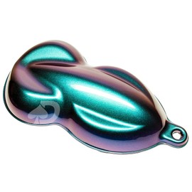 C12 ColorShift Pearl 25g Mica Powder Pigment | Teal Green Purple Maroon Shift | Automotive Grade Pearlescent Paint Colorant | Epoxy Resin & Lacquer Dye | UV Resistant | DIY Arts/Crafts