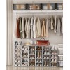 HAIXIN 10 Tier Narrow Shoe Rack, Shoe Rack for Closet,
