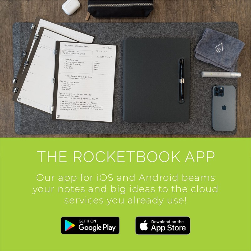 Rocketbook Pro Dot Grid Page Pack | Scannable Pro Notebook