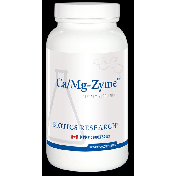 Biotics Research Ca/Mg Zyme 360 Tablets