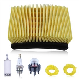 Adefol BP42 Air Filter for Ryobi RY08420 RY08420A with Fuel Lines, Primer Bulb, Fuel Filter, Spark Plug Backpack Blower Repower Kit Replace # 900777005, 30805407, 308054093