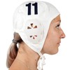 Bestlivings Water Polo Cap Set in White, No. 1-13 Swimming