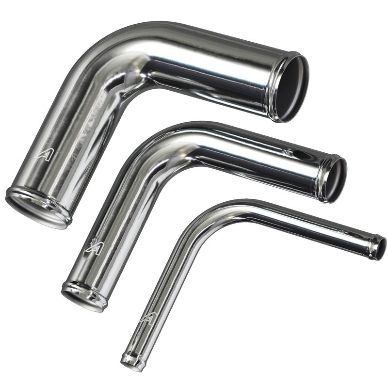 57mm (2.25 Inch) OD Aluminium Intercooler Pipe Universal 90 Degree