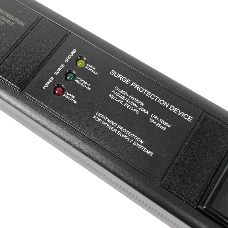 240V 30A L6-30P Multi-Metered PDU with Surge Protection, 7200W, (6)