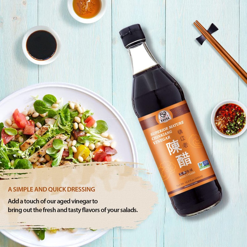 52USA Chinkiang Vinegar 16.9 fl oz (500ml), 3 Years Mature