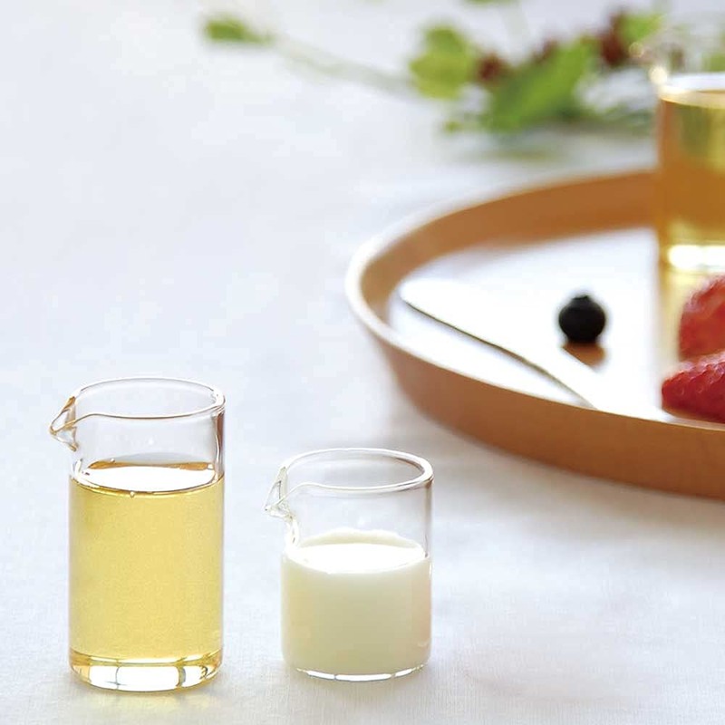 Yamako 27735 New Glass Round Mini Pot, Low Diameter 1.2