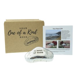 A Heart of Stone – Funny joke gift for friend, Sarcastic Gift (rockheart)