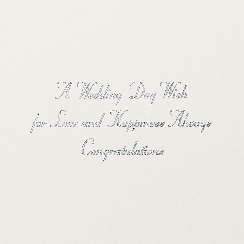 Papyrus Wedding Card (Wedding Day Wish)