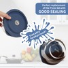 Replacement Lids for Pyrex 7200-PC 2 Cup, Silicone Round Storage
