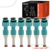 A-Premium Set of 6 Fuel Injectors Compatible with Toyota Camry