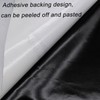 XCMVCN 17x72 inch Premium Black Suede Fabric Wrap, Self-Adhesive Microfiber