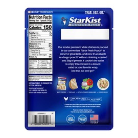 StarKist Premium White Chicken, 5 oz Pouch (Pack of 1)