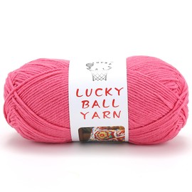 Milk Cotton Yarn for Crochet & Amigurumi - Soft Yarn for Sweaters, Hats, Socks & Blankets (Watermelon Red) - 100g