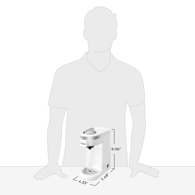 CHULUX Mini Coffee Maker for K Capsule, Single Serve Coffee