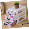 Gatuida Desk Organizer with Transparent Makeup Drawer Organizer for Desktop