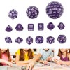 15pcs Polyhedral Dice Set 3 to 100 Sides Complete Polyhedral