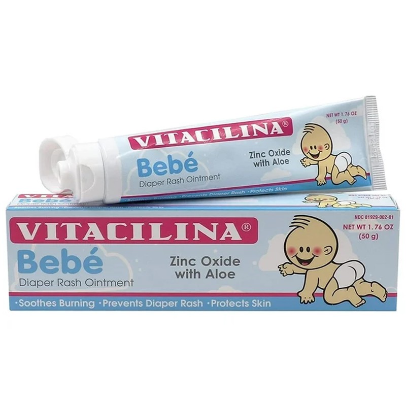 Vitacilina Bebe Diaper Rash Ointment 1.76 oz., 6 Pack