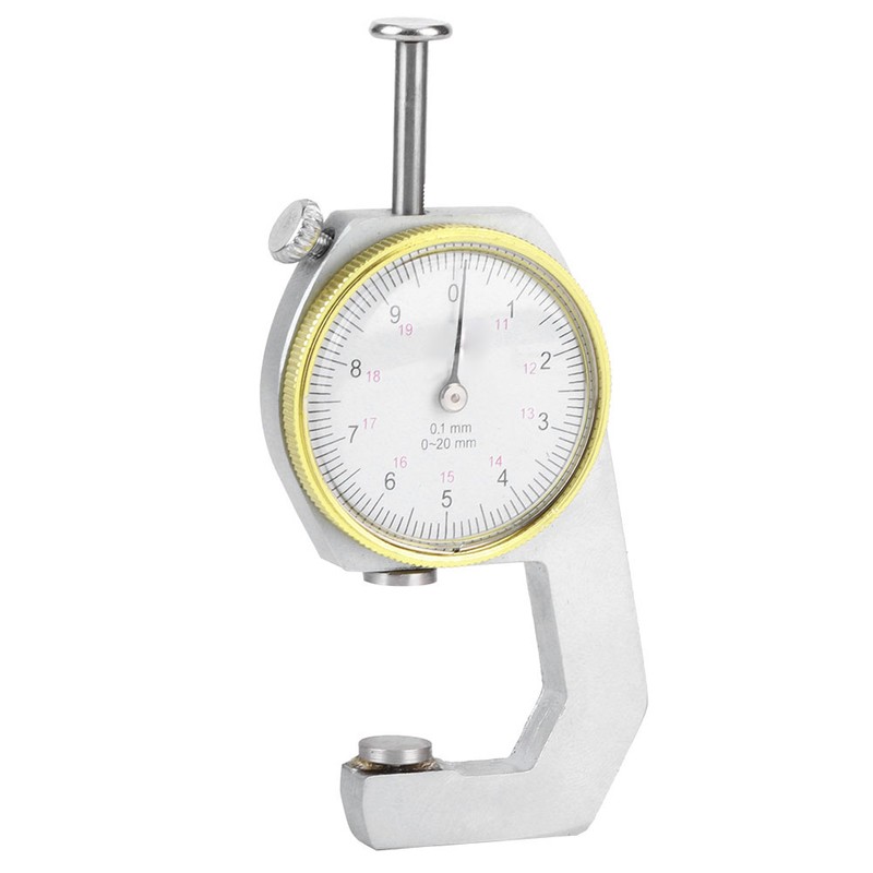 Thickness Gauge Silver Portable Accurate Measuring Jewelry Leather Board Equipment