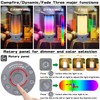 HONGUT LED Color Changing Table Lamps, Dimmable Bedside Lamp with