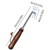 QUINTRA Rake, Weeder, Weeding Tool, Multi-Purpose Mowing Tool, Stainless Steel,