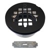 Westbrass D206P-62 2" No-Caulk PVC Compression Shower Drain with 4-1/4"