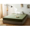 Michorinee Fitted Sheet 140 x 200 cm Green Olive Green