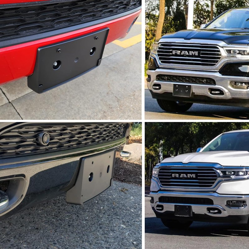 Front License Plate Frame for Dodge Ram 1500 DT 2019