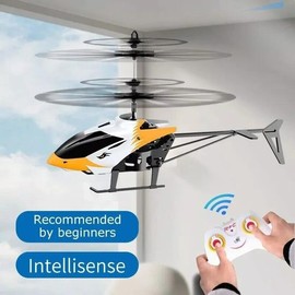 Drones Remote Control Aircraft Multicolored Helicopter Fly Toy for Boys with External Sensor, Drop Resistant, Holiday Gift Electric Design Durable:_White