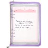 Fokmuaex 6-Hole Waterproof Binder Cover Protector, Soft PU Leather A5/A6