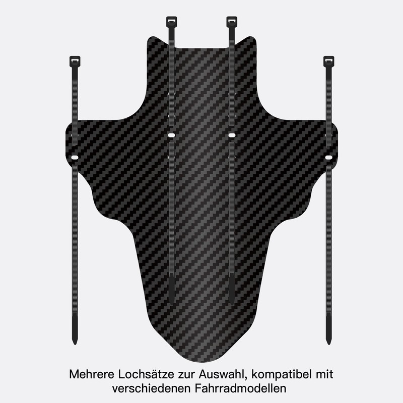 NICEDACK Mudguards Mountain Bike, 2 Pieces Mudguard Fit 20-29 Inch