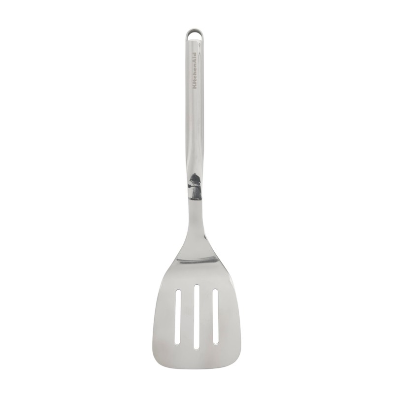 KitchenAid - Premium Slotted Turner, Heat Resistant Stainless Steel Slotted