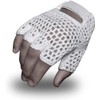 Kango Fitness MESH Leather Fingerless Weight Lifting Exercise Gym Wheelchair