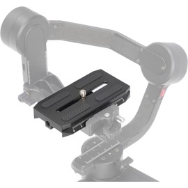 Hersmay Camera Quick Release Plate for Zhiyun Crane 2 3 LAB Weebill 2 3 Weebill-S Gimbal Stabilizer, Compatible with Manfrotto 501HDV 503HDV 701HDV MH055 M0-Q5 Tripod Ball Head as 501PL Plate