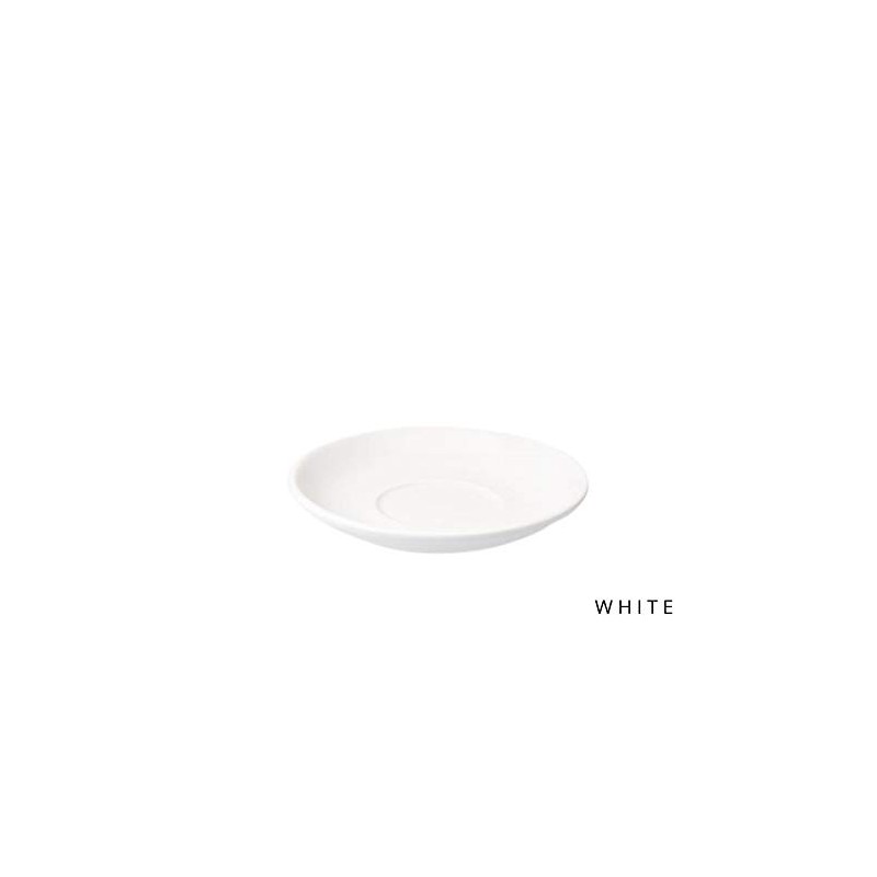 LOVERAMICS Egg 15.50cm Café Latte Saucer White