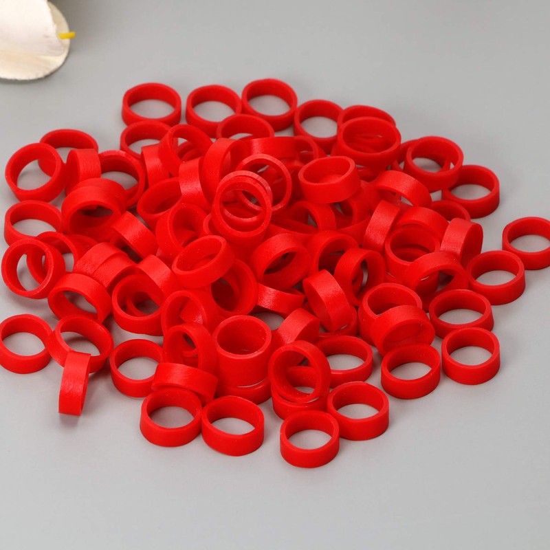 ONLYKXY 100 Pieces Silicone Cable Ties, Data Lines Silicone Cord