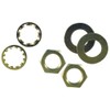 Westinghouse 70628 Brass-Plated Steel Nuts and Washers, Assorted, 6 Pieces