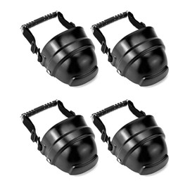 QWORK 2 Pairs Foot Guard Metatarsal Protector, Plastic Unisex Toe Shoes, Universal Size Safety Footwear Metatarsal Guards