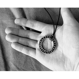 925 Sterling Silver Rune Necklace, Viking Necklace, Viking Rune necklace, Elder Futhark Celtic Viking Norse Rune necklace, Viking jewelry, Runes Pendant