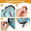 Phinus Lock Combo, Total 21PCS Clips Anti-Theft, S Shaped Zipper