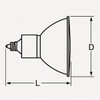 USHIO JR12V50WLM/KUV/EZ-H Halogen Lamp, Superline, ADVANCE JR φ50 (Energy Saving